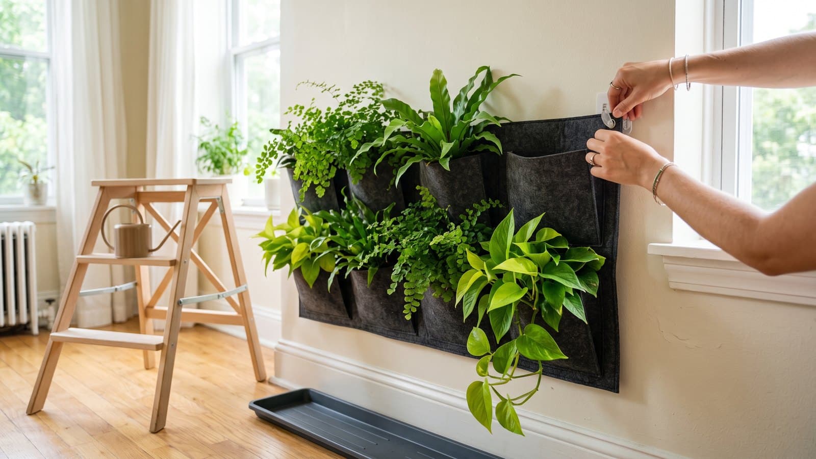 Installing a living wall in your apartment